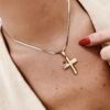 PINGENTE CRUCIFIXO P LISO 09/23