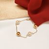 PULSEIRA CORRENTE LEVE BOLAS LISA E PEROLA 07/24