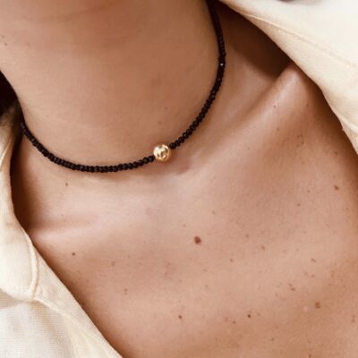 M CHOKER CRISTAIS COM 1 BOLA LISA 08/24