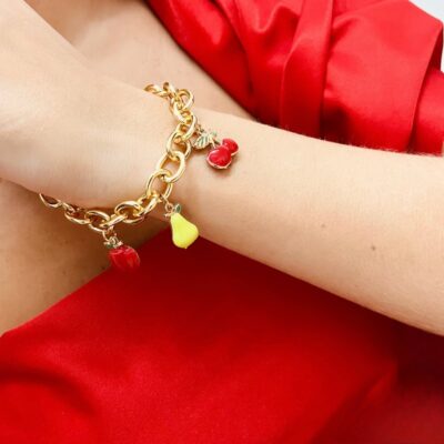 PULSEIRA ELOS COM FRUTAS RESINADAS 09/24