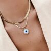 PINGENTE OLHO GREGO COM ZIRCONIA 10/24