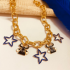 COLAR ELOS COM 5 PINGENTES CAPRICHOSO 03/24